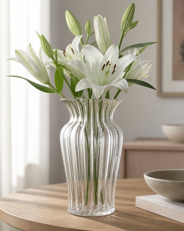 Ethereal Clear Vase by AVM Glass Deco Division